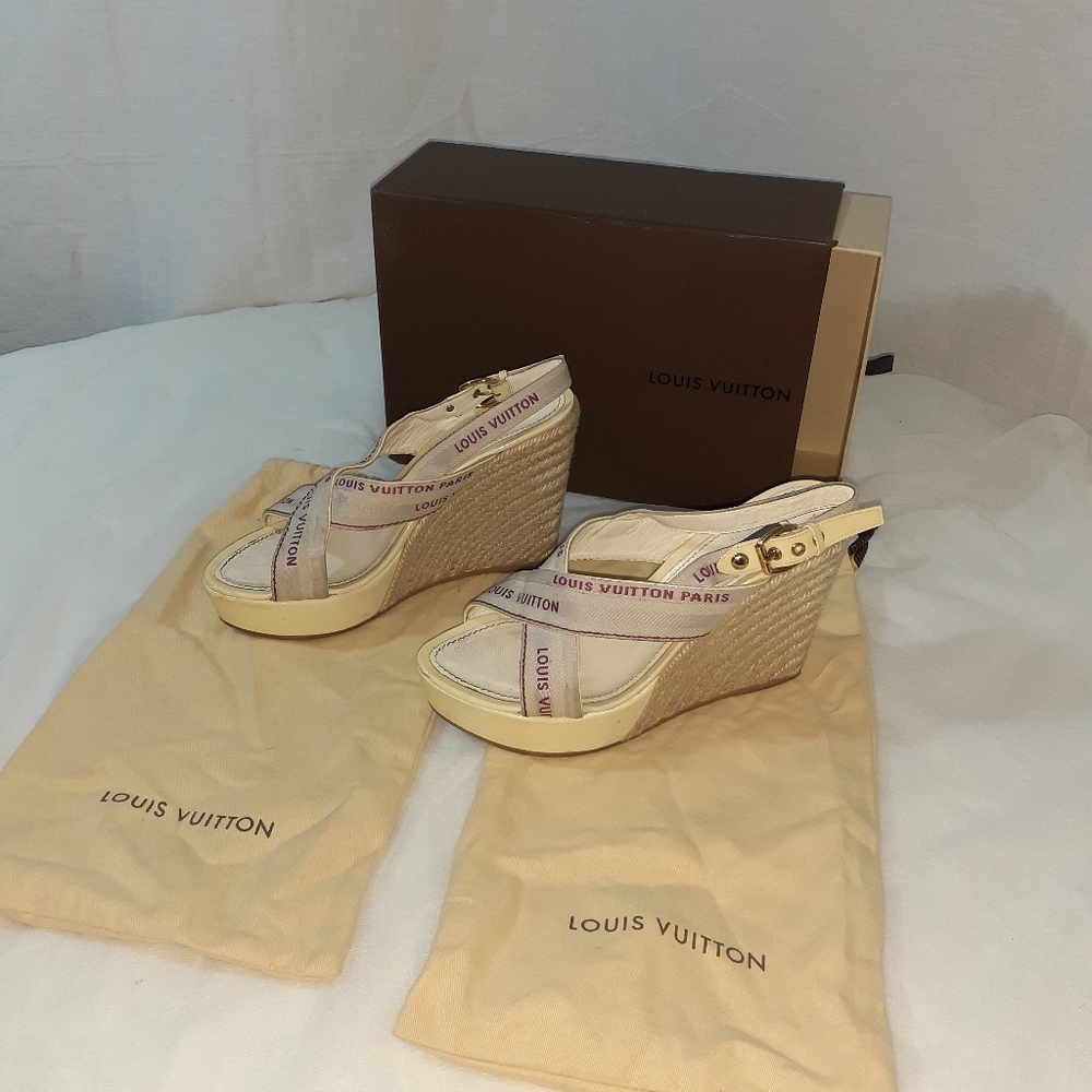 Louis Vuitton Wedge Heels - Picture 2 of 5